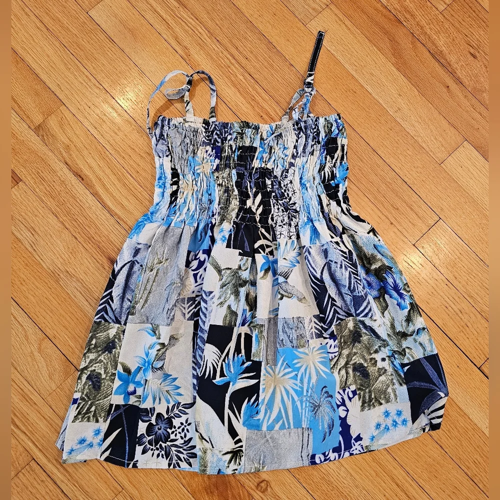 Tropical Beach Coverup Dress